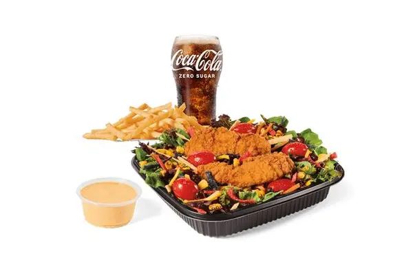 jack-in-the-box - Southwest Salad w/ Crispy Chicken Combo