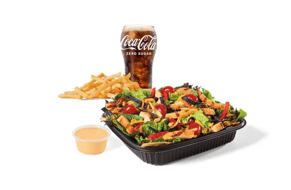 jack-in-the-box - Southwest Salad w/ Grilled Chicken Combo