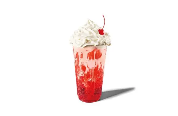 jack-in-the-box - Strawberries & Cream Twisted Soda