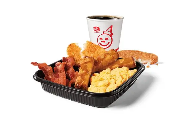 jack-in-the-box - 3PC French Toast Sticks Platter w/ Bacon Combo