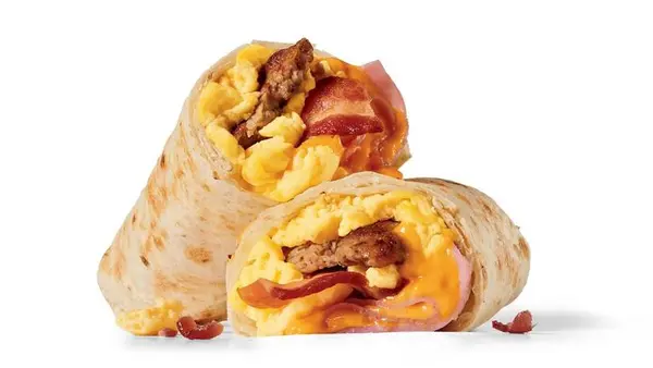 jack-in-the-box - Meat Lovers Breakfast Burrito