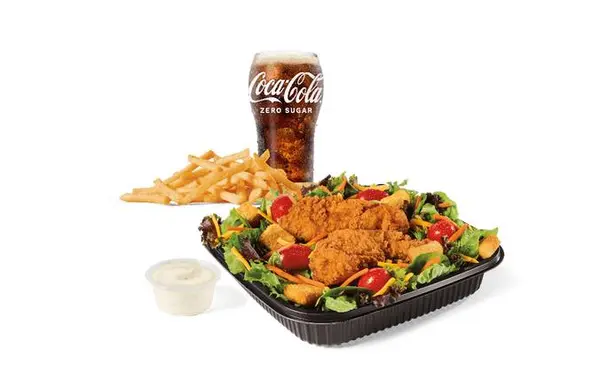 jack-in-the-box - Garden Salad w/ Crispy Chicken Combo