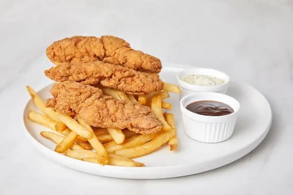 jacks-urban-eats - Chicken Strips and Fries