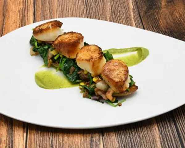 jakes-grill - Seared Jumbo Sea Scallops