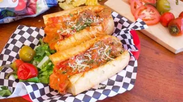 jakes-steaks - Meatball Parmigiana Sandwich