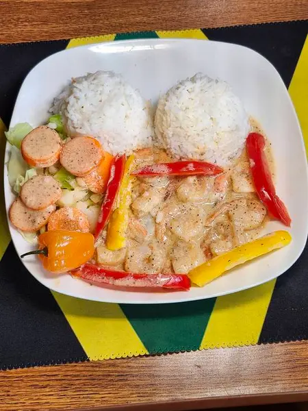 jamaican-homestyle-cuisine - Shrimps in Coconut Milk