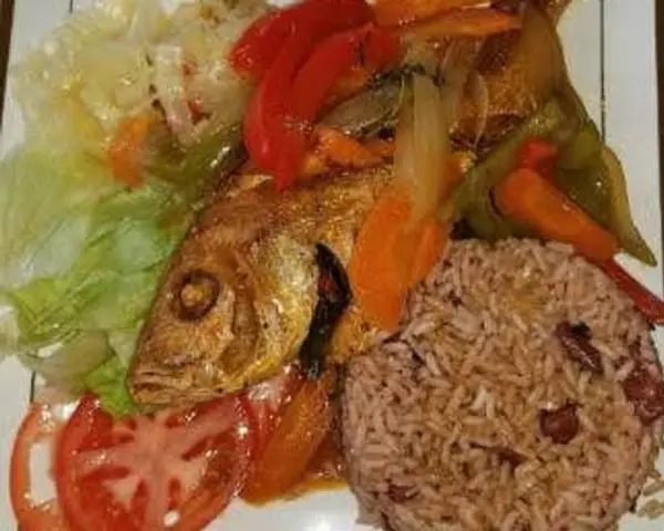 jamaican-homestyle-cuisine - Steamed Red Snapper (No orders after 6:00 pm PST)