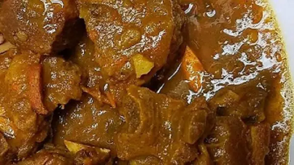 jamaican-homestyle-cuisine - Extra goat meat on meal (Must purchase curry goat dinner plate)