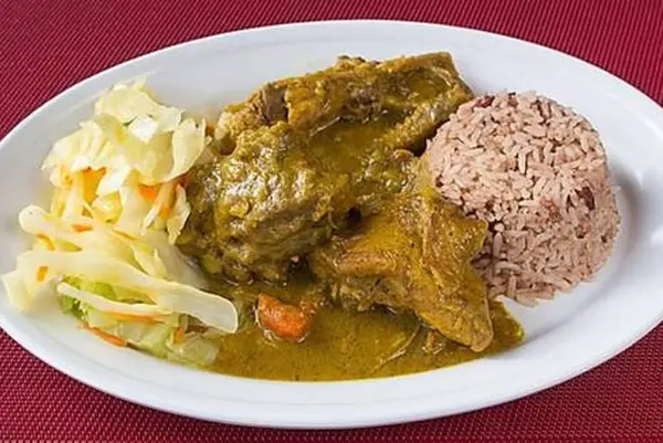 jamaican-homestyle-cuisine - Large Curry Chicken Meal