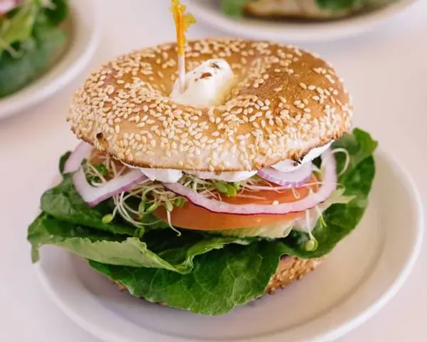 java-beach-cafe - Veggie Bagel