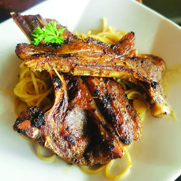 java-flava-cafe - Honey Lamb Pasta