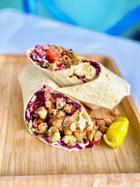 jayna-gyro - Roasted Chickpea Lavash Wrap