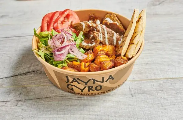 jayna-gyro - Beef + Lamb Gyro Bowl