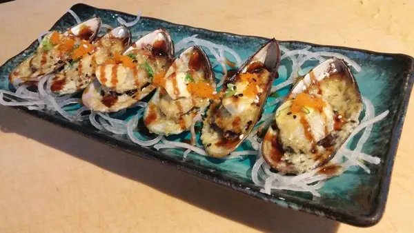 jensai-sushi - Baked Mussels