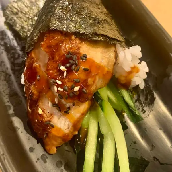 jensai-sushi - Unagi Handroll