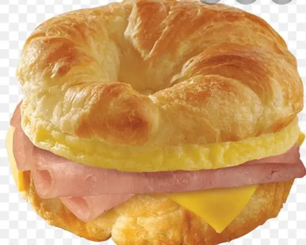 jessies-breakfast - Ham and cheese  croisant