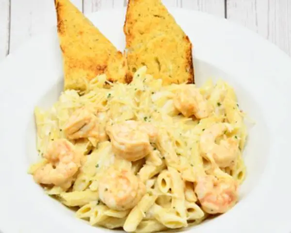 joes-crab-shack - Pasta Alfredo with Shrimp