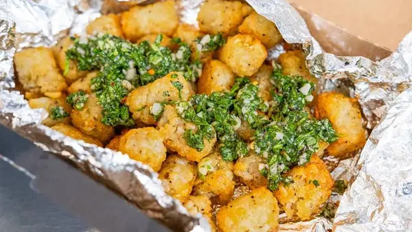 joyride-pizza - Tater Tots with Garlic Gremolata