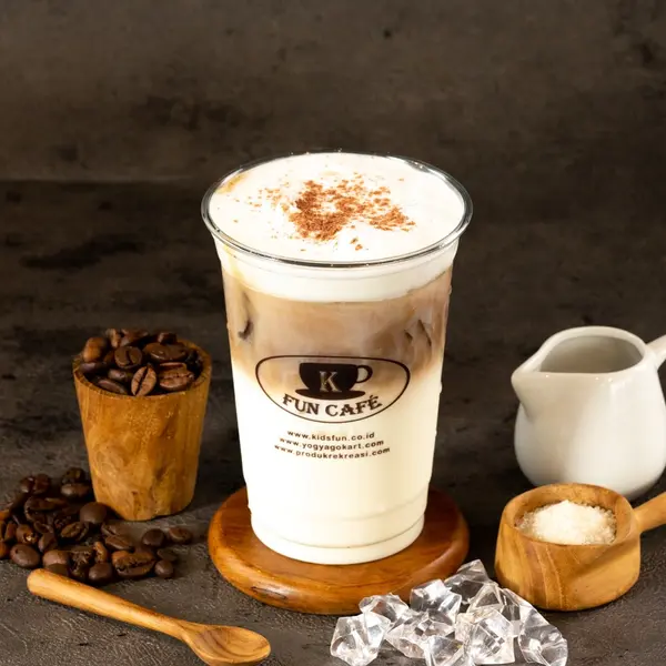 k-fun-cafe-galeria-mall - Ice Cafe Latte
