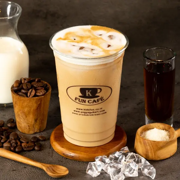 k-fun-cafe-galeria-mall - Ice Caramel Cappucinno