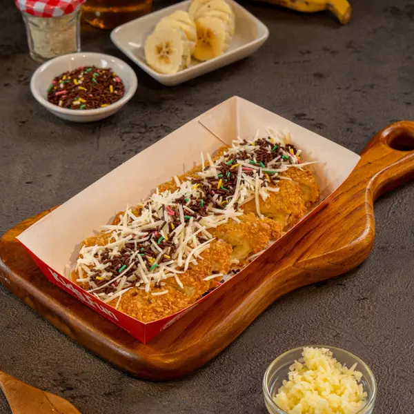 k-fun-cafe-galeria-mall - Banana Katsu