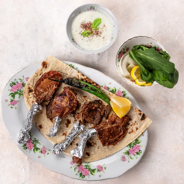 kabab-albastakiah - Grilled Lamb Chops