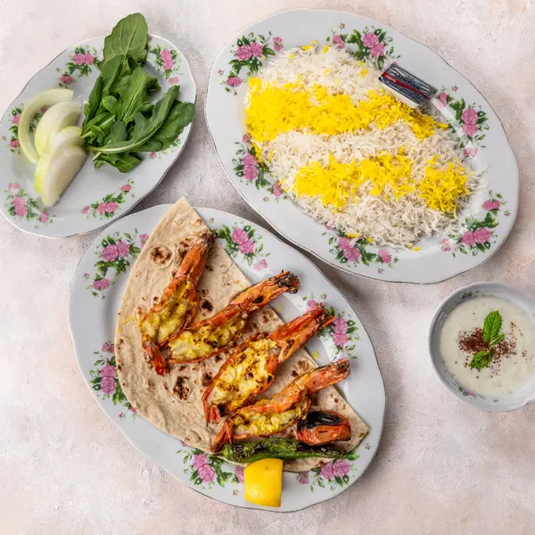 kabab-albastakiah - Grilled Shrimp