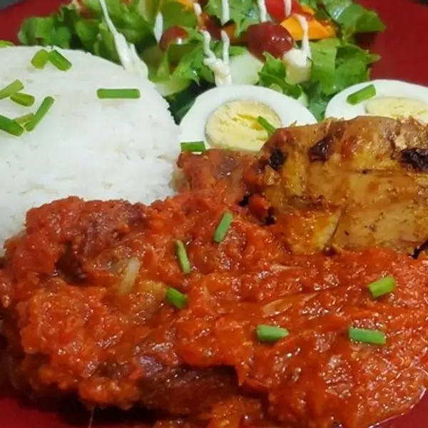 kalabash - Plain Rice w Chicken or Turkey