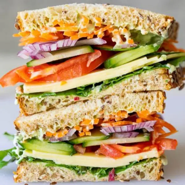 karma-cafe - Vegan Veggie Sandwich