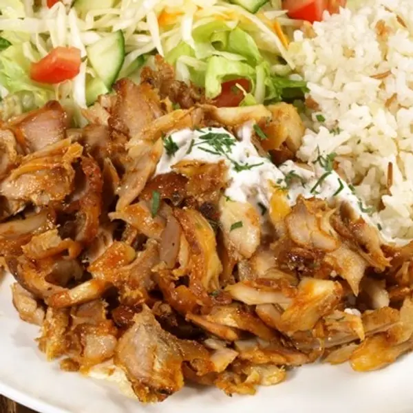 kebab-inn-halal - PLATO KEBAB CON ARROZ