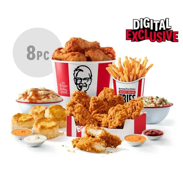 kfc - 8 pc. Chicken + 8 pc. Tenders Fill Up