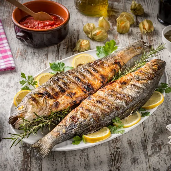 khazri-recreation-and-health - Grilled sea bass