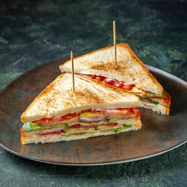 khazri-recreation-and-health - Club sandwich with beef