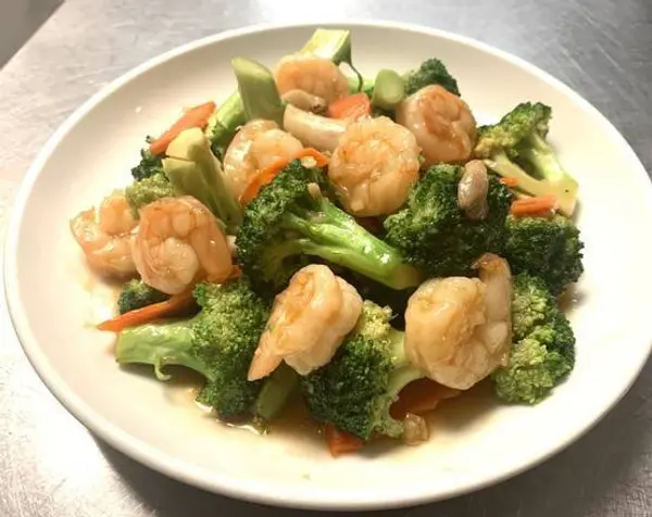 king-kee - Prawns with Broccoli  西蘭花虾