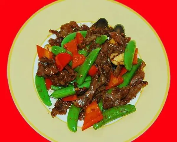 king-kee - Beef with Sugar Snap Peas in xo sause XO甜豆牛