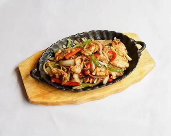 king-kee - Black Pepper Chicken Pan Fried 铁板鸡