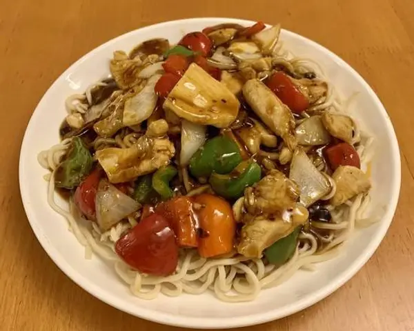 king-kee - Chicken with black bean sauce noodles  豉椒鸡面