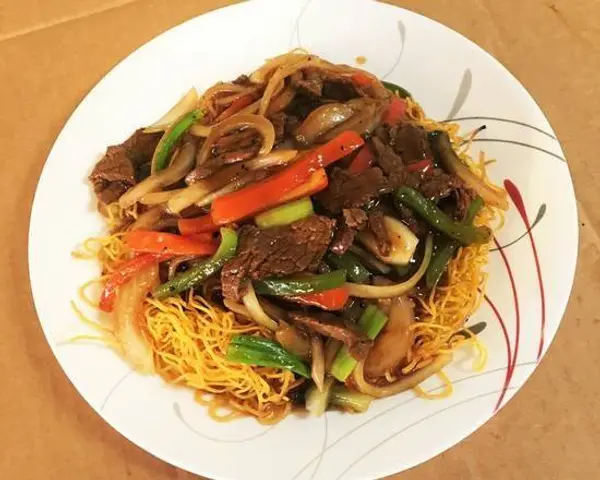 king-kee - Beef with  Black Pepper sauce noodles  牛捞面