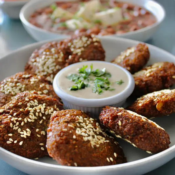 king-of-koshary - Plato de falafel (vegano)