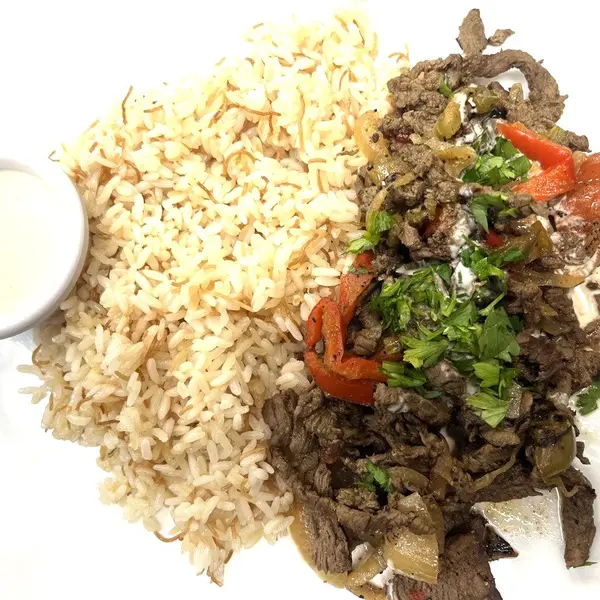 king-of-koshary - Beef Shawarma Platter