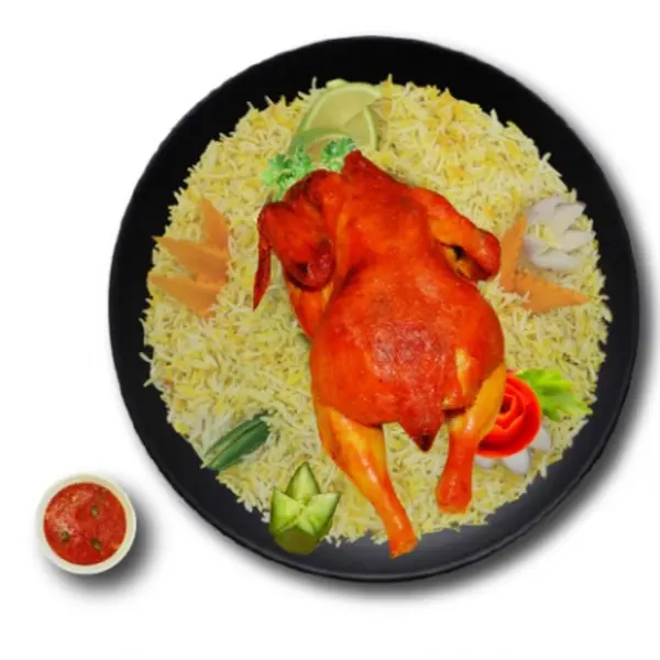king-of-mandi-and-madgout - نص دجاج مندي - Half Chicken Mandi