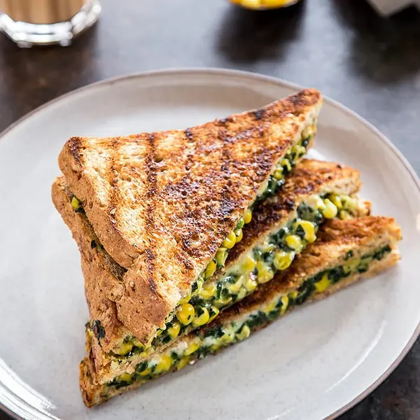 kings-park-cafe - Spinach Corn sandwich