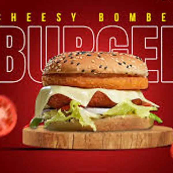 kings-park-cafe - KP Cheese Bombard Burger