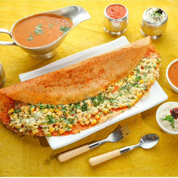 kings-park-cafe - Cheese Corn Dosa