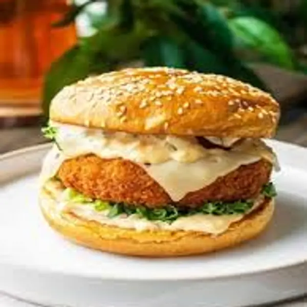 kings-park-cafe - Paneer Cheese Burger