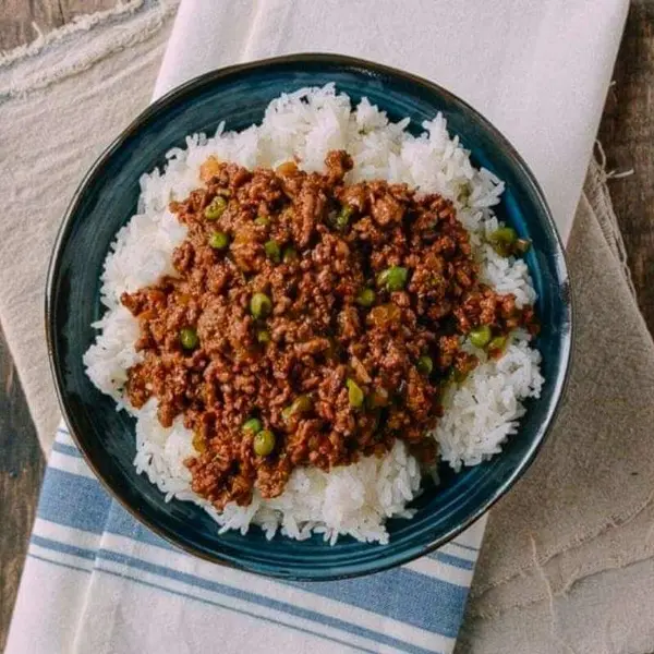 konso-edget-hotel - RICE WITH BOLOGNESE