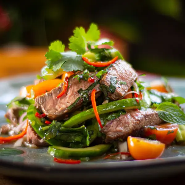 konso-edget-hotel - BEEF SALAD