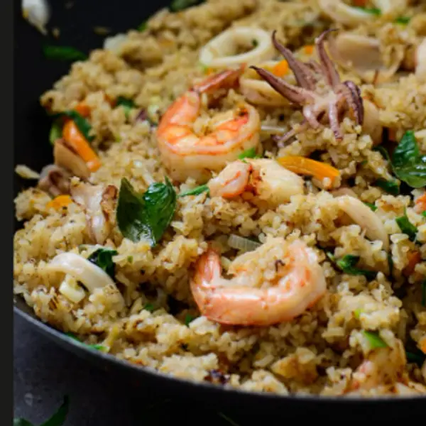 krill-dine-in-style-restaurant - Wok Fried Mixed Seafood Rice