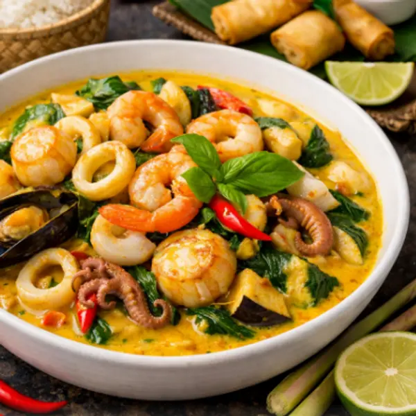 krill-dine-in-style-restaurant - Thai Yello Seafood Curry