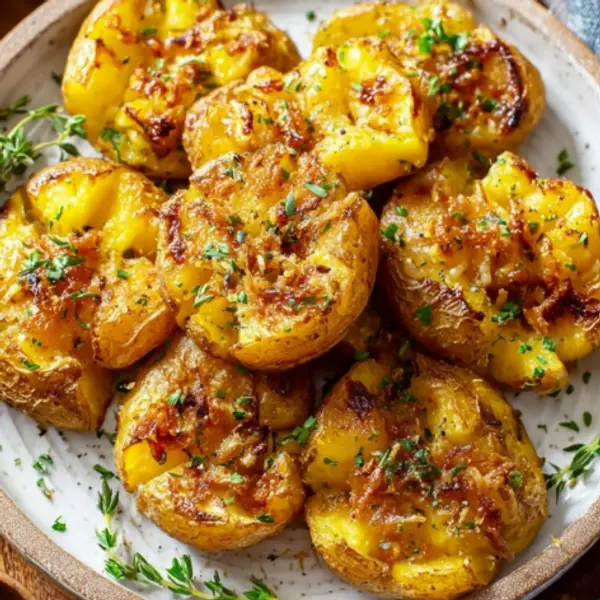 krill-dine-in-style-restaurant - Garlic Smashed Potatoes